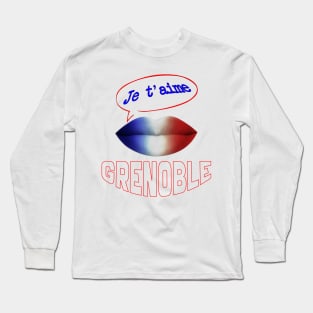 FRANCE JE TAIME GRENOBLE Long Sleeve T-Shirt